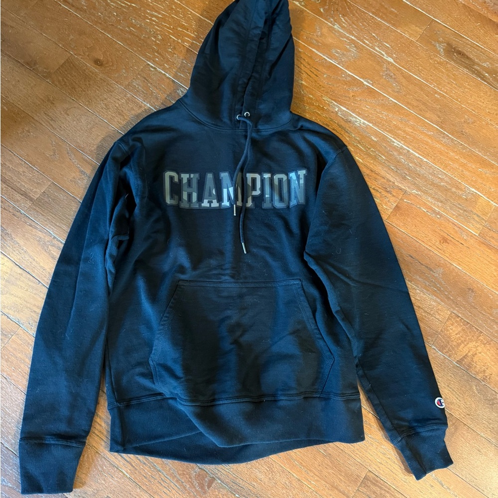 Champion Black Athletic Hoodie